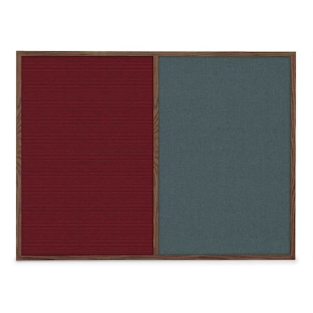 United Visual Products Slim Style Indoor Enclosed Radius Corkbo, UVRDS48SB-BRONZE-SURF UVRDS48SB-BRONZE-SURF